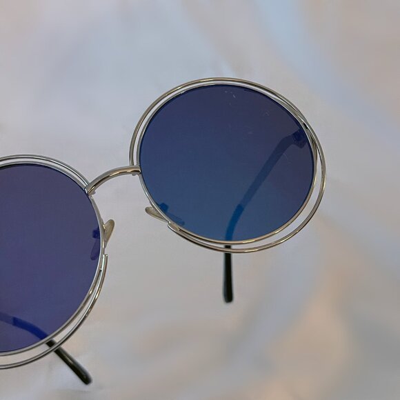 *RARE* 70s vintage blue sunglasses main image 5